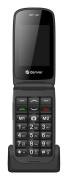 DENVER BAS-24600L - 4G feature phone - microSD-kortplats - LCD-skärm - bakre kamera 0,3 MP