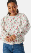 Pieces Pcminna Back Button Top Cloud Dancer XS