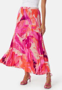 Only - onlAlma Poly Plisse Skirt Santorini Palm Print