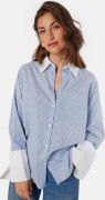 GANT Contrast Collar Striped Shirt Rich Blue 38