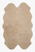 Curly grand fårskinn beige