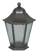 Gravlykta stående svart/silver