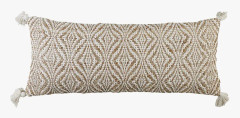 Jute Long prydnadskudde offwhite