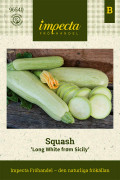 Squash, Long White from Sicily - Cucurbita pepo (Zucchini-gr.) Long White from Sicily