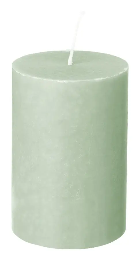 Blockljus Stearin 10x7cm Ljus Grön