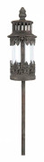 Lykta Garden Metall Antik Gråbrun H70cm 8x20cm