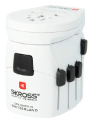 Skross PRO - World & USB, Vit
