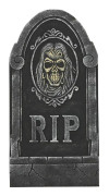 Gravsten Dekoration RIP Döskalle