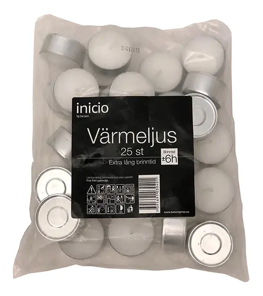 Inicio Värmeljus 25st +6 timmar