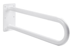 Stödhandtag för funktionshindrade 500 mm Vit epoxy-finish