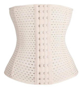 Träningskorsett / Waist Trainer för Timglasfigur, S - Beige