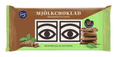 Ögon Mjölkchoklad Mintfyllning 121 gr Fazer