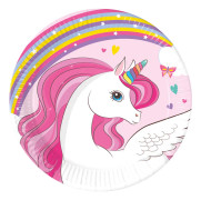 Pappersassietter Unicorn