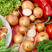 Sättlök Schalottenlök Red Sun - Allium cepa (Storlek: 250g)