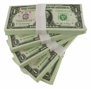 Låtsaspengar - 1 Amerikanska dollar (100 sedlar)