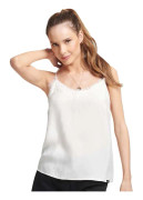 Superdry Studios Eyelash Cami Skjorta Vit M Kvinna