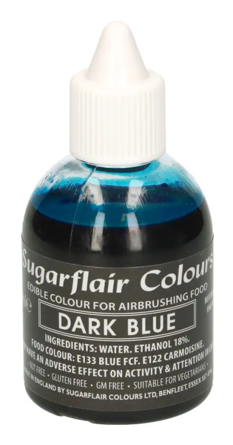 Sugarflair Airbrush Colouring -Dark Blue- 60ml