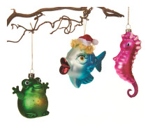 Julgransprydnad 9cm (Variant: Sjöhäst)