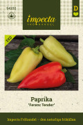 Paprika Ferenc Tender, Ekologisk - Capsicum annuum Ferenc Tender