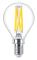 Philips LED-glödlampa Classic Candle 3.4W/922-927 (40W) Clear WarmGlow Dimmable E14