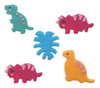 Sockerdekoration Dinosaurier Djungel