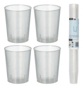 Snaps Plastglas Återanvändbara 4cl 50-pack