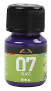 Creativ Company Permanent Glass Paint - Red / Violet 30ml
