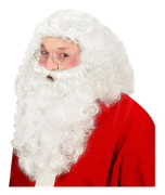 Jultomteperuk med skägg vuxna.Size-One size