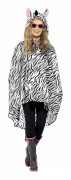 Vuxen zebraponcho - Svart och vit - Interiör - Blandad - Vattentät och lätt