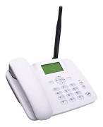 4G trådlös fast telefon med stöd för sladdlös telefon, SIM-kort, GSM 850/900/1800/1900Mhz, väckarklocka, radioantenn, SMS-funktion för hemmet