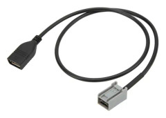 Bil USB AUX Adapterkabel 39114TF000 Stödjer MP3 MP4 WMA Ersättning för MITSUBISHI ASX 2009 och framåt