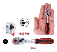 Ks 935.1490 Vändbar Ratchet 1-4'' Monster, 80 Teeth Ks Tools Gmbh