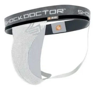 Shock Doctor White Baseball Shell Support - Shock Doctor - S