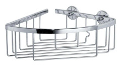 tesa 40200-00000-00 ALUXX Hörnduschkorg Lim Krom (glänsande)