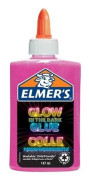 Elmers ELMER'S Glow in the Dark hantverkslim rosa 147 ml tvättbart hantverkslim av den