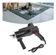Mattvävningsverktyg Svart 5 till 40 Stygn/S Justerbart Handtag Enkel Manövrering Mattvävningsmaskin för DIY 100‑240V AU-kontakt