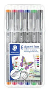 STAEDTLER PIGMENT LINER 0,5 FÄRG 6-PACK