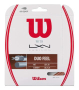 WILSON Racquet Strings / Luxilon, Duo Feel, 12,2 meters rulle, Hybrid String mellan Element Luxilon och NXT,