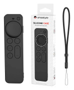 Apple Siri Remote Silikon Skal (2. & 3. generationen) - Svart