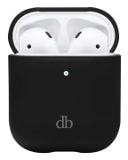dbramante1928 AirPods (1 & 2. gen.) Costa Rica Silikon Skal - 100% Återvunnen Plast - Night Black