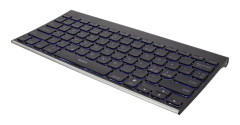 TB-630 - DELTACO TB-630 mini - Tangentbord - bakgrundsbelyst - Bluetooth - Nordiska länderna - svart