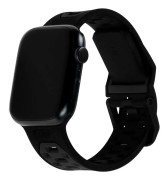 Urban Armor Gear 194002114032, Band, Smartwatch, Svart, Apple, Watch Series 8, SE2, Ultra, 7, 6, 5, 4, 3, 2, 1, SE, Silikon