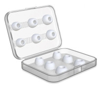 NEW BEE AirPods Pro öronproppar S/M/L - 6 Par - Vit