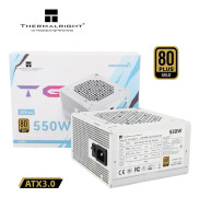 Thermalright TG S (Non-Modular) Vit - Strömförsörjning - 550 Watt - 120 mm - ATX 3.0 - 80 Plus Gold certificate