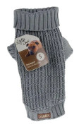 HUNDTRÖJA FISHERMANS SWEATER STICKAD GRÅ XS 20.3CM