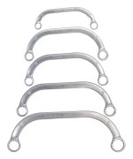 Bent Ring Wrenches 9-22 mm, Set of 5