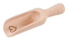 Goki Wooden Flour Scoop Heart Small 10cm