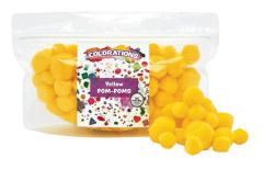 Colorations - Pom Poms Yellow 100pcs.