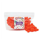Colorations - Pom Poms Orange 100pcs.