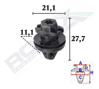 ROMIX C70539 Clip, list